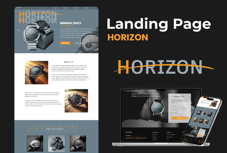 Landing Page para Horizon